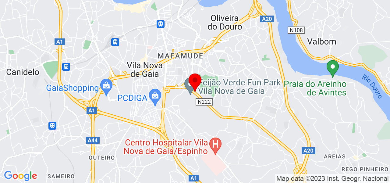 Jo&atilde;o Victor - Porto - Vila Nova de Gaia - Mapa