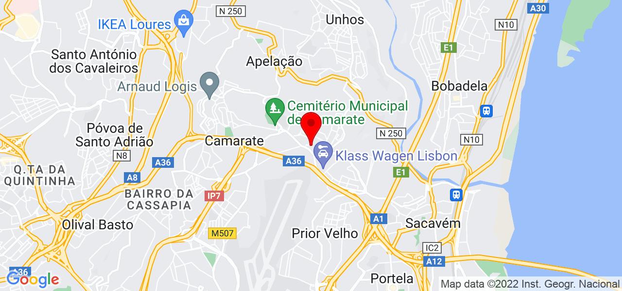 Marcelo pimenta - Lisboa - Loures - Mapa