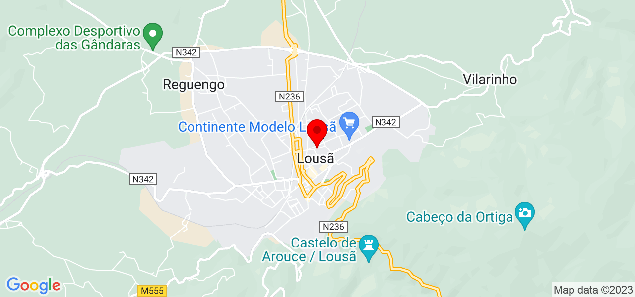Daniel M - Coimbra - Lousã - Mapa