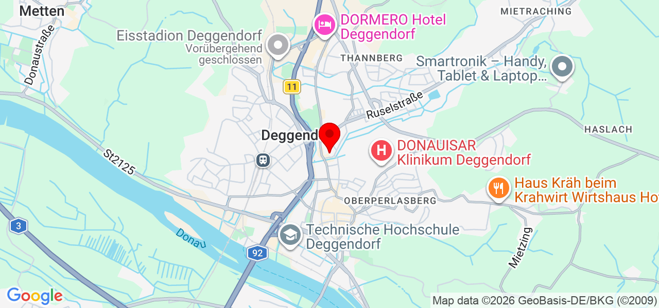 ADAMAK AUSBAU - Bayern - Deggendorf - Karte