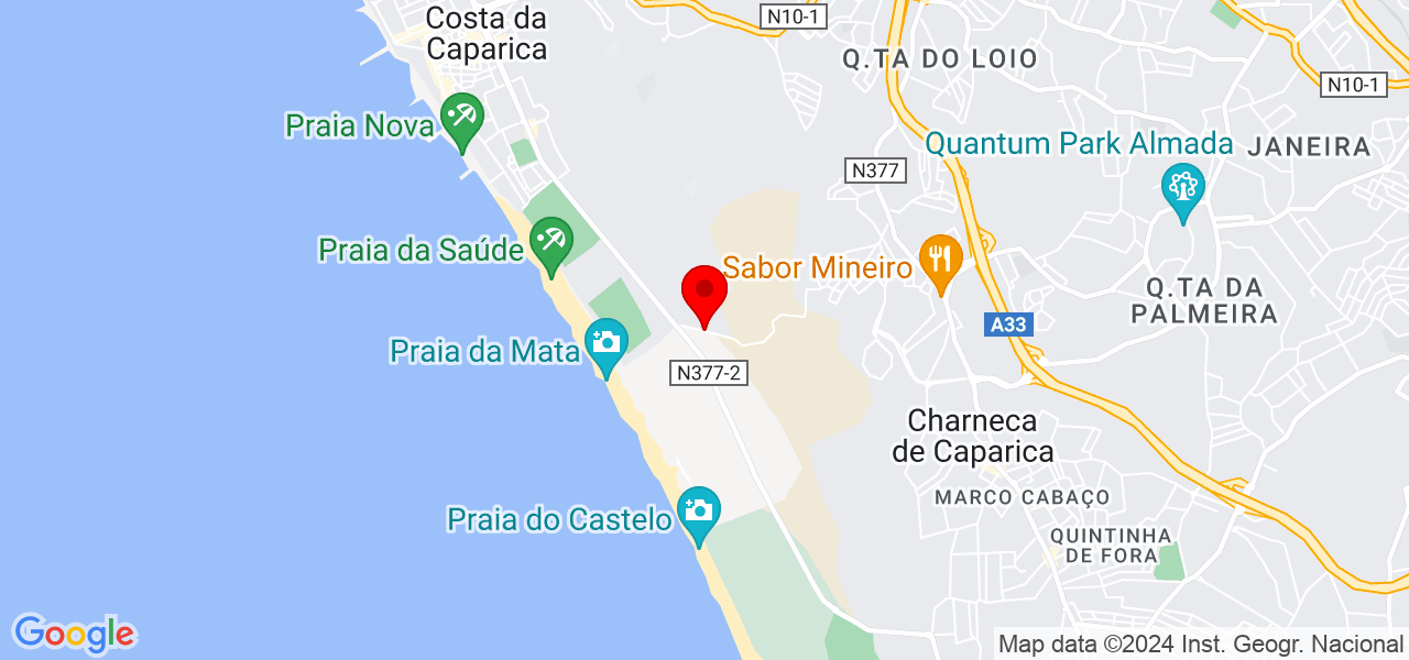 Igor coelho - Setúbal - Almada - Mapa
