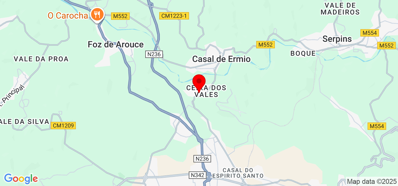Zansolar energias renováveis - Coimbra - Lousã - Map