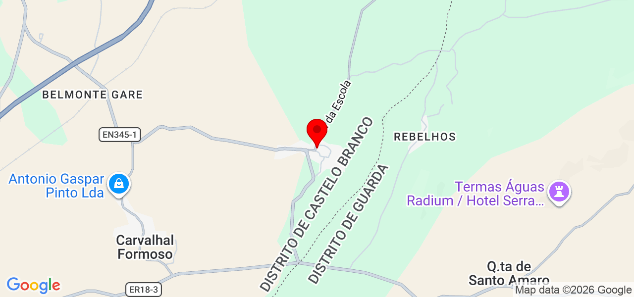 Avrin Jardinagem - Castelo Branco - Belmonte - Carte