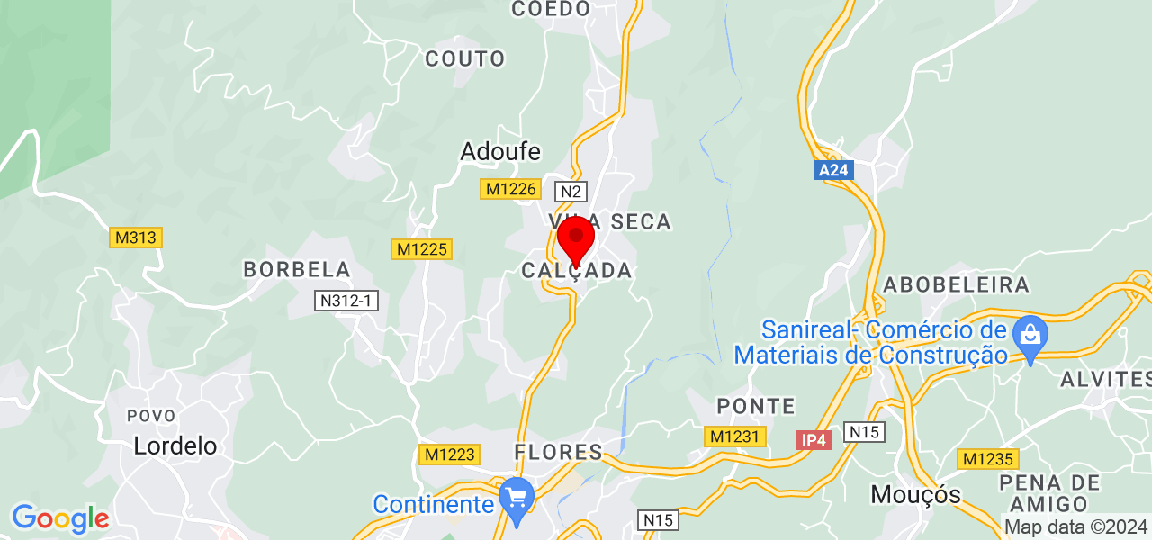 Maria &Acirc;ngela - Vila Real - Vila Real - Mapa