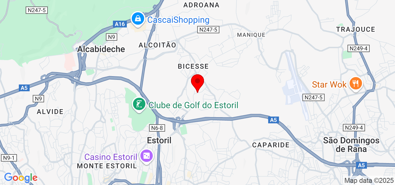 Massoterapeuta - Lisboa - Cascais - Mapa