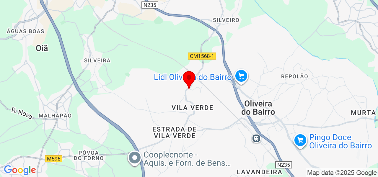 Tiago Oliveira Multiserviços Residenciais - Aveiro - Oliveira do Bairro - Mapa
