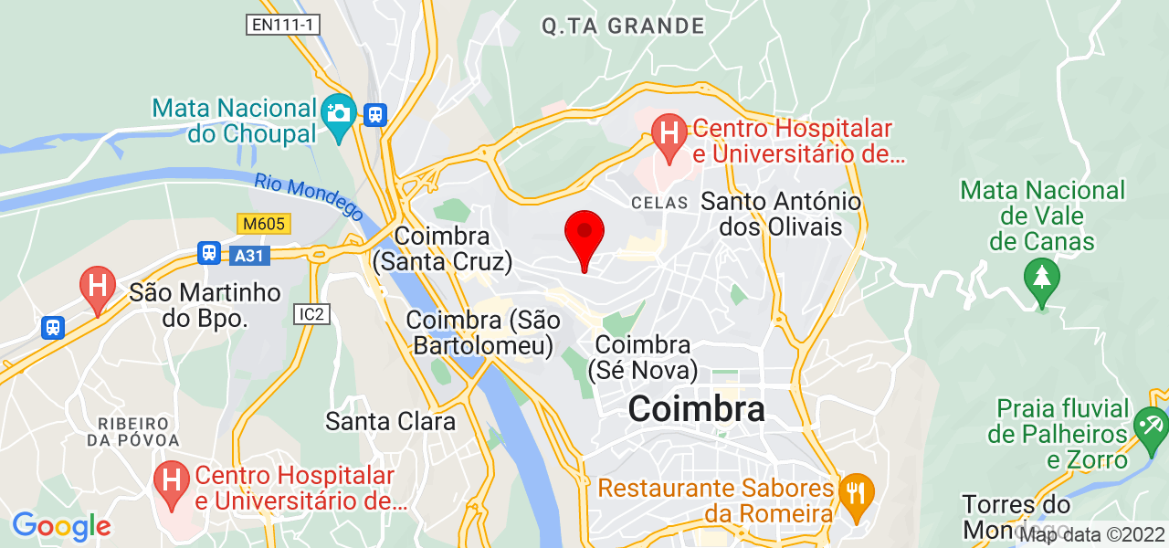 Madalena Neves - Coimbra - Coimbra - Mapa