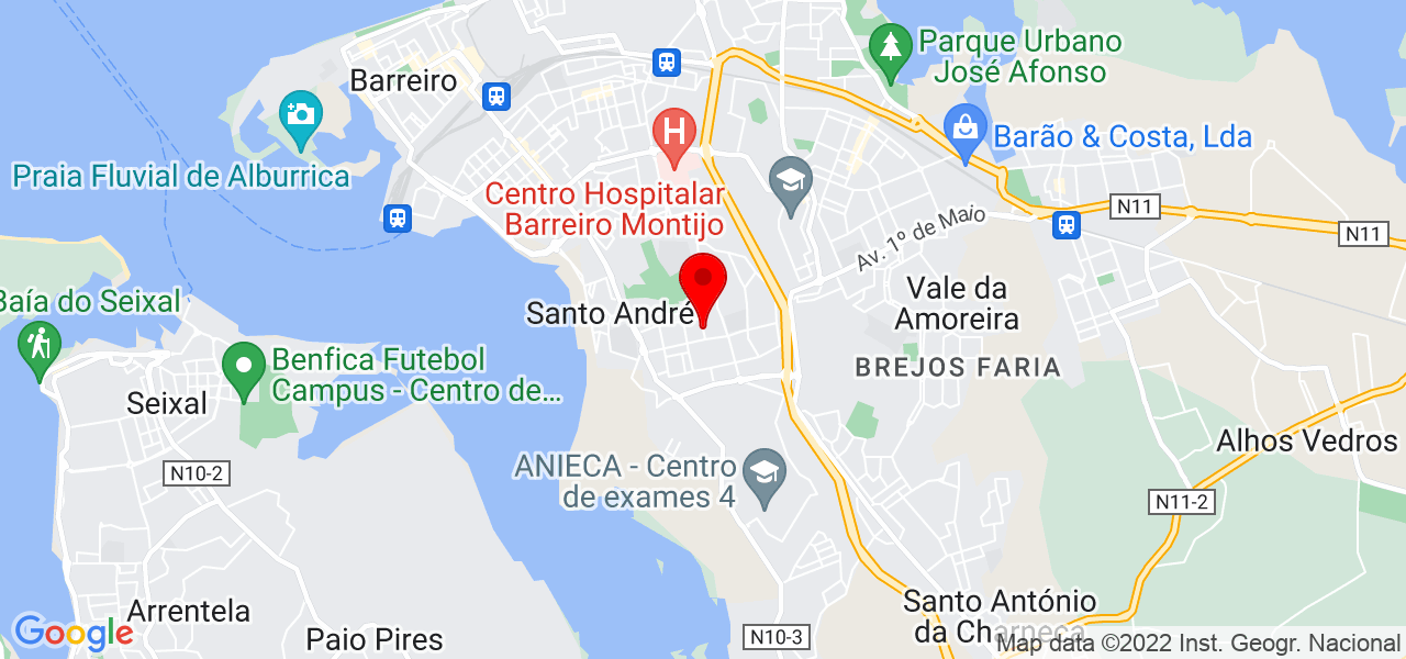 Patricia - Setúbal - Barreiro - Mapa