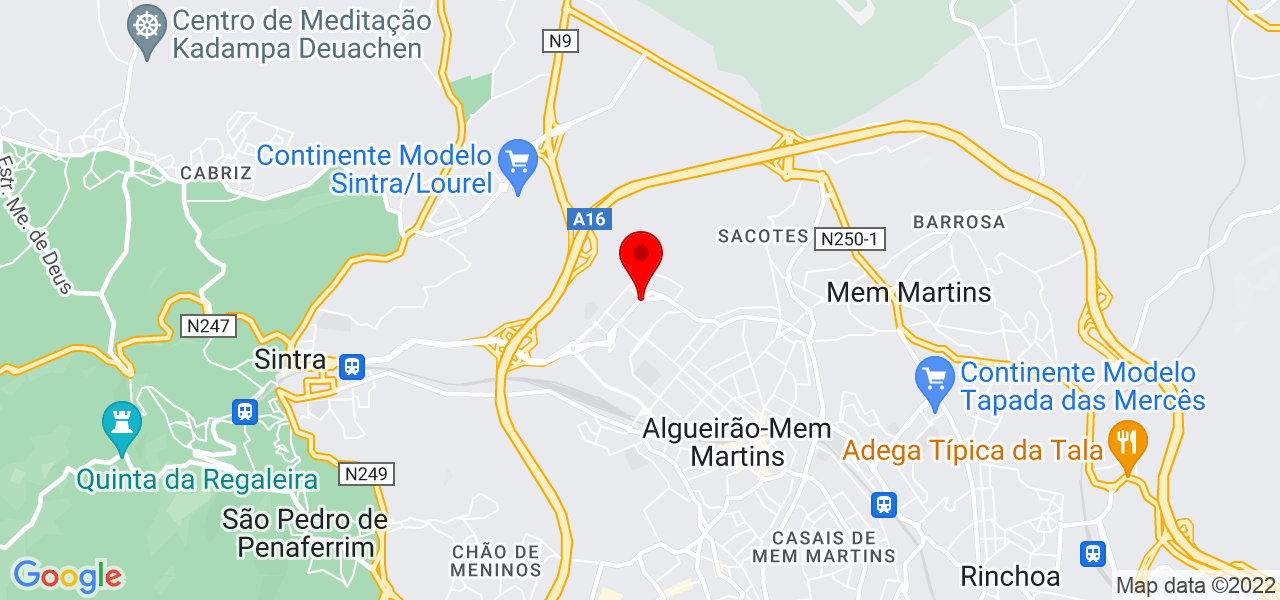 Maurilio Souza - Lisboa - Sintra - Mapa