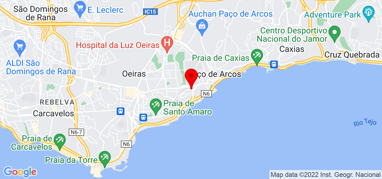 Rodrigo Dias Ferreira - Lisboa - Oeiras - Mapa