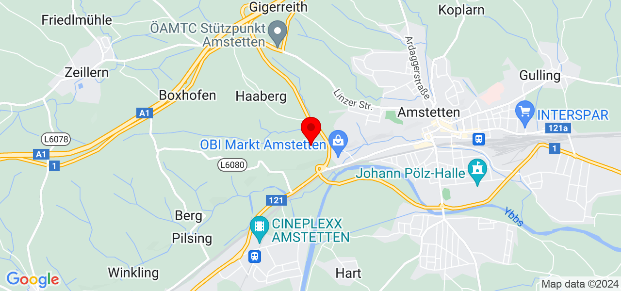 Maler Daniel - Niederösterreich - Amstetten - Karte
