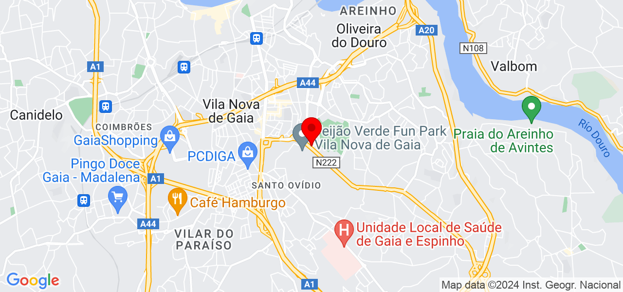 O Fabr&iacute;cio Faz - Porto - Vila Nova de Gaia - Mapa