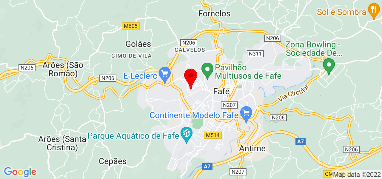 Daniel - Braga - Fafe - Mapa