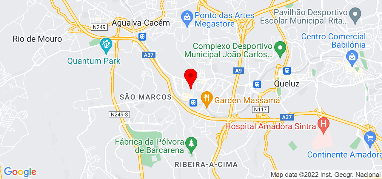 Ant&oacute;nio Pandeiro - Lisboa - Sintra - Mapa