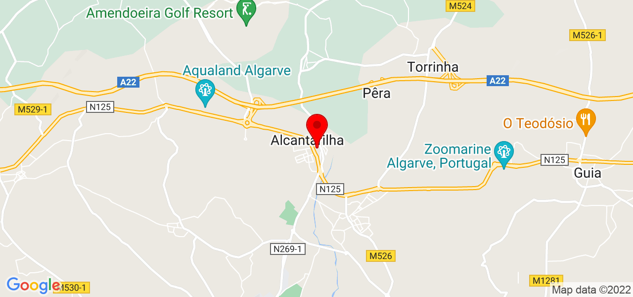 Vera Alexandra Louren&ccedil;o de Carvalho Vicente - Faro - Silves - Mapa