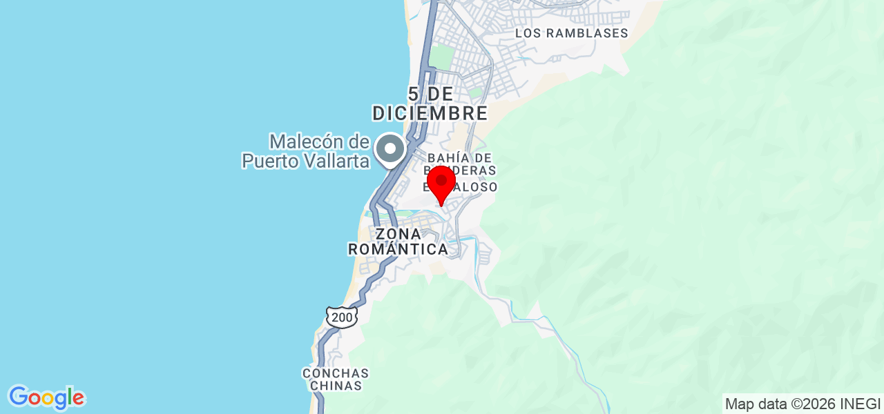 Jos&eacute; Antonio Hern&aacute;ndez Garibaldi - Jalisco - Puerto Vallarta - Mapa
