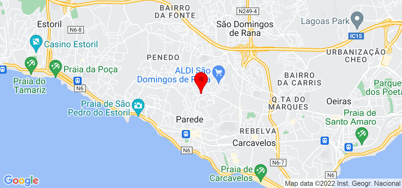 Mikael Guerreiro - Lisboa - Cascais - Map