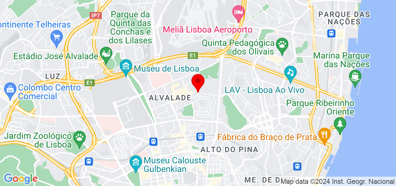 + VOZ - Profissionais da Voz e da Sa&uacute;de - Lisboa - Lisboa - Mapa