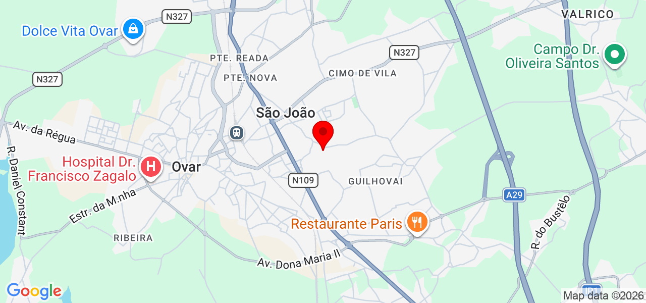 Beckie’s limpa - Aveiro - Ovar - Mapa