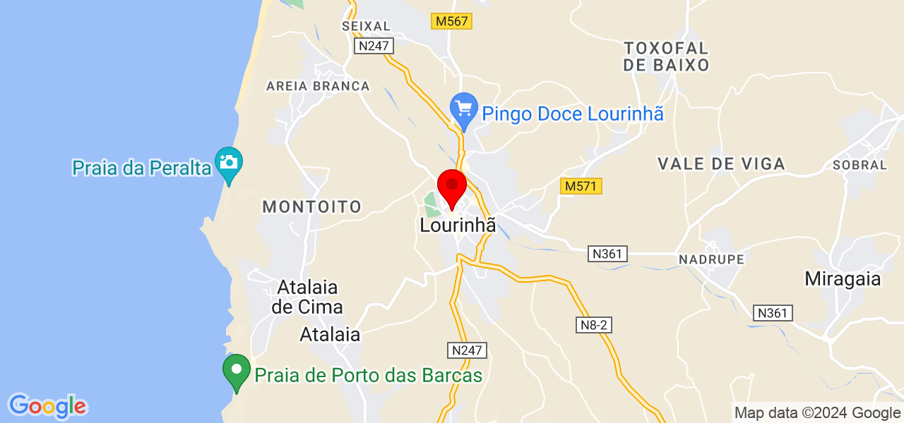 Valentin - Lisboa - Lourinhã - Map