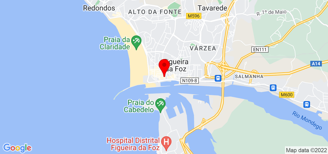 maria - Coimbra - Figueira da Foz - Mapa