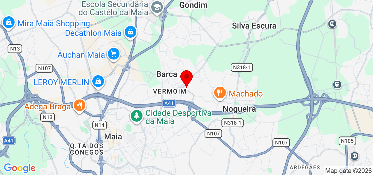 Harmonia da Alma - Porto - Maia - Mapa