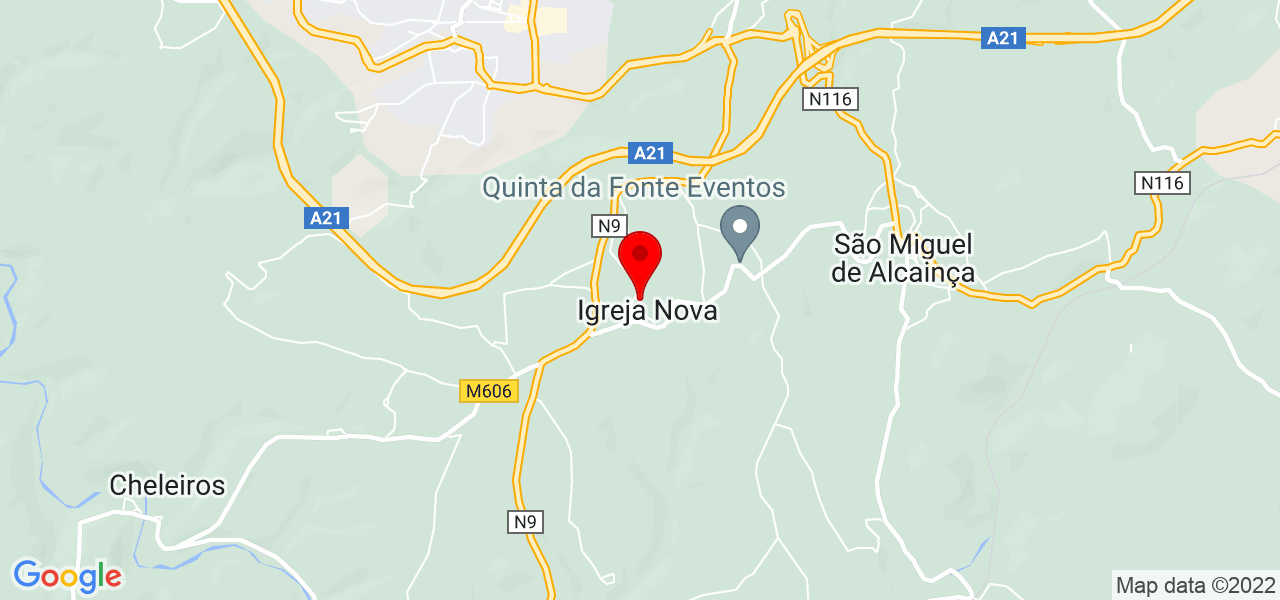 Hugo Janota - Lisboa - Mafra - Mapa