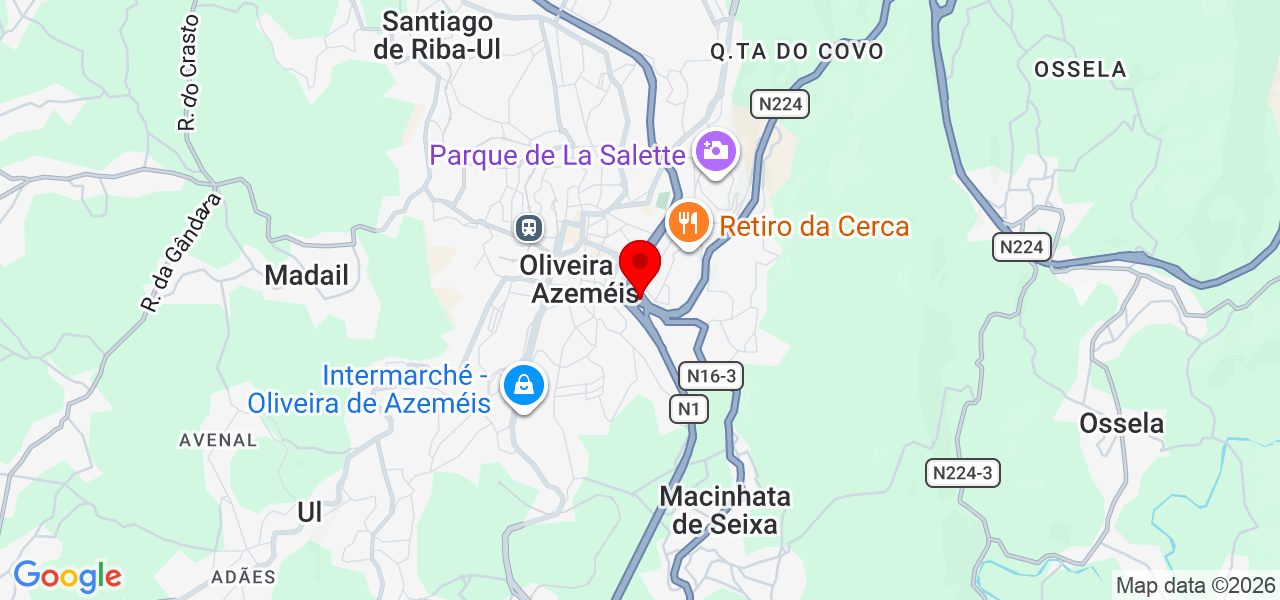 RAM - Reparação | Assistência | Manutenção - Aveiro - Oliveira de Azeméis - Mapa
