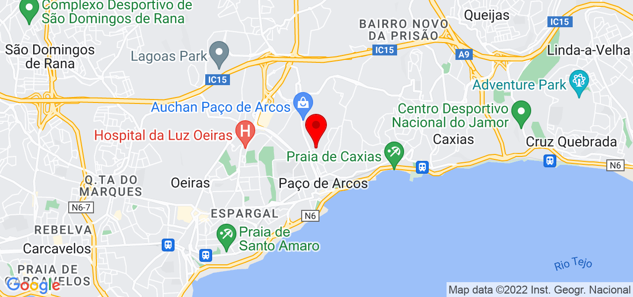 Dani Buscariolli - Lisboa - Oeiras - Mapa