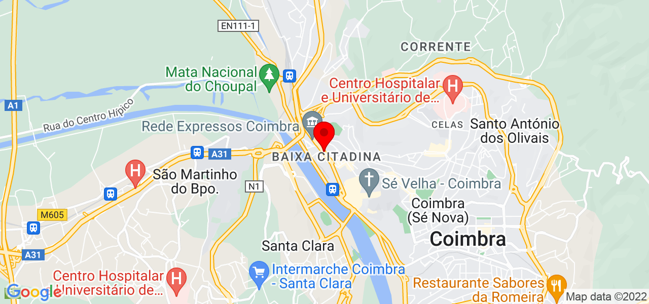 Maria Ulrich - Coimbra - Coimbra - Mapa