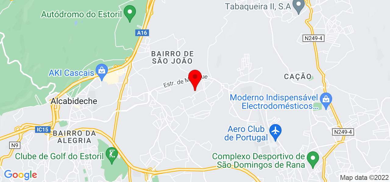 PRESERVI - Lisboa - Cascais - Mapa