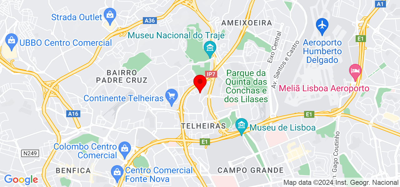 MP Fitness Performance - Lisboa - Lisboa - Mapa