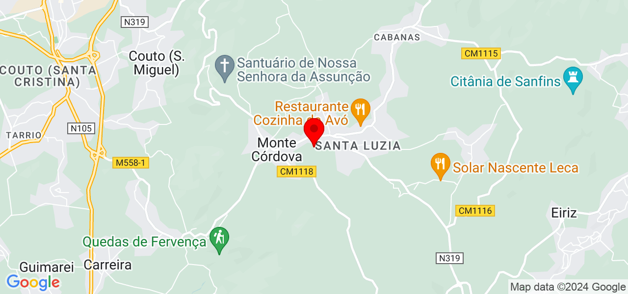 Cristina Arcipreste - Porto - Santo Tirso - Map