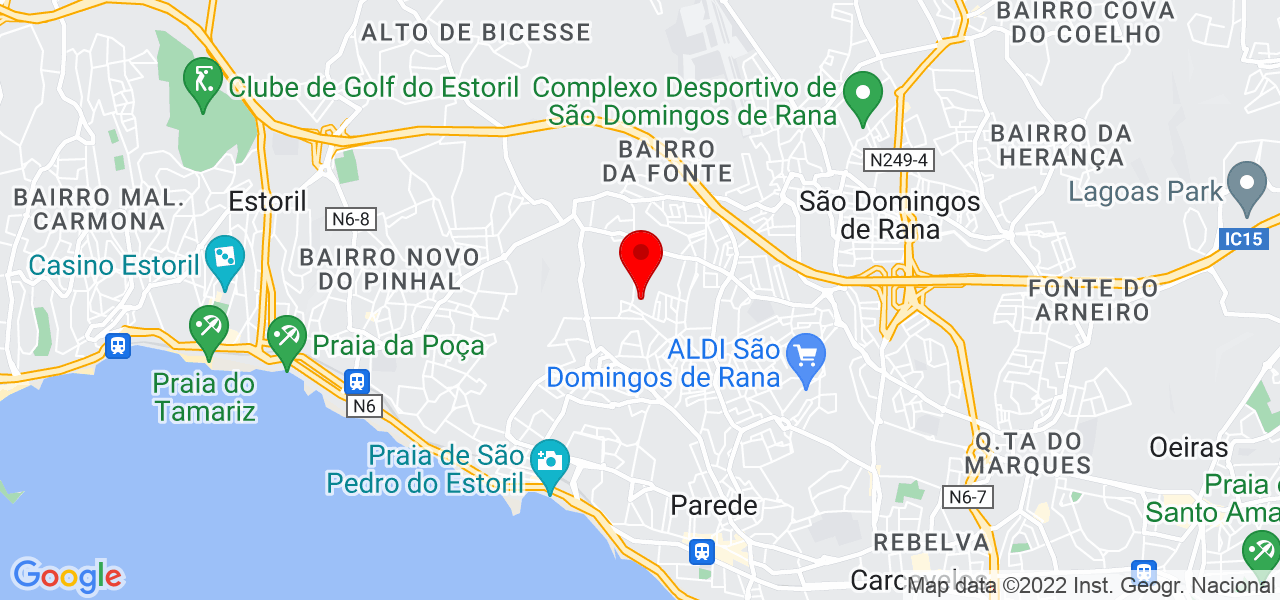 Luis Motorista - Lisboa - Cascais - Map
