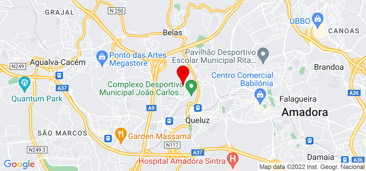 Pedro Ribeiro - Lisboa - Sintra - Mapa