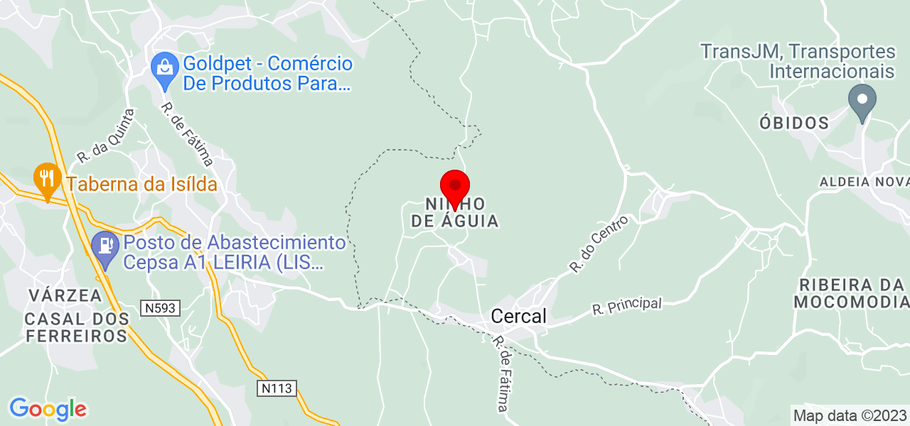 In&ecirc;s Costa - Santarém - Ourém - Mapa
