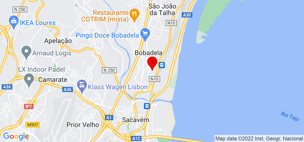 D&acirc;nia Sapage - Lisboa - Loures - Mapa