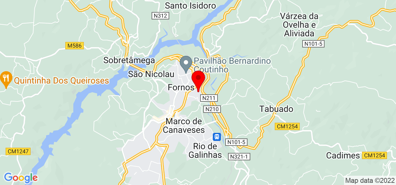 Bruno Ribeiro - Porto - Marco de Canaveses - Mapa
