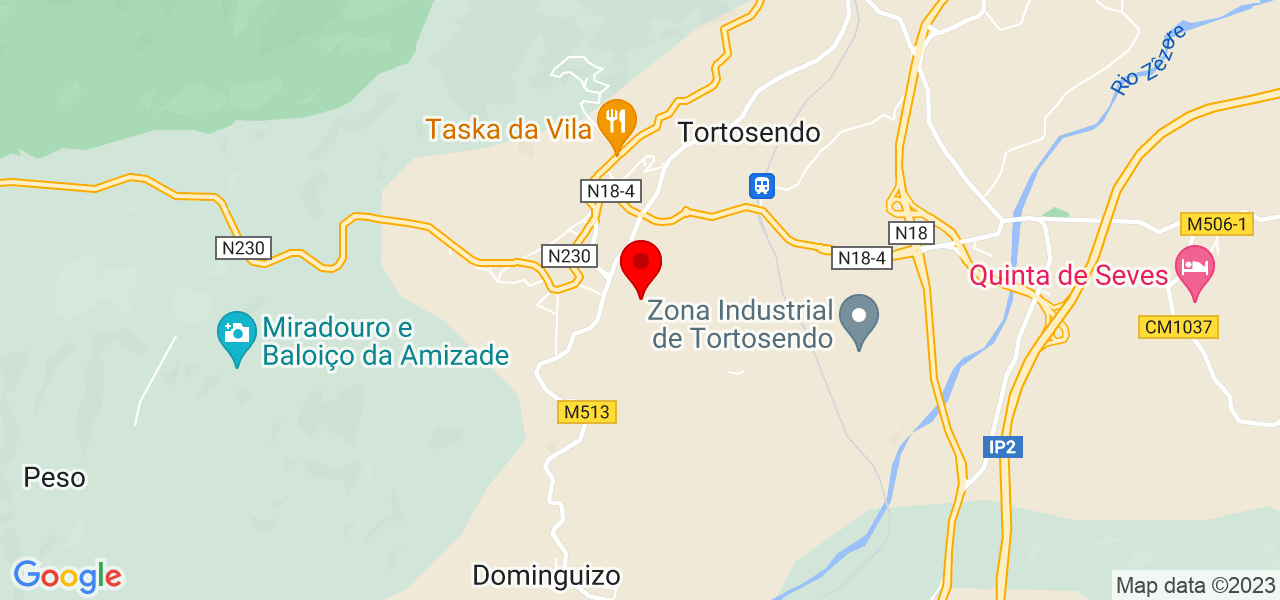 Tarcianne - Castelo Branco - Covilhã - Mapa