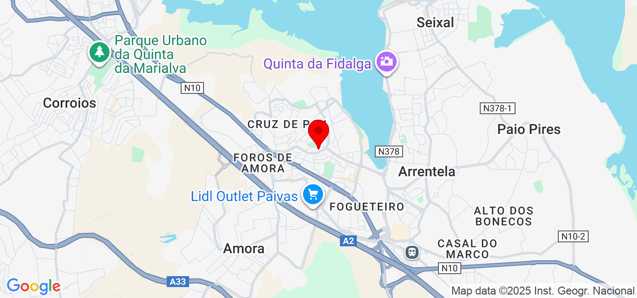 JC Solutions - Setúbal - Seixal - Karte