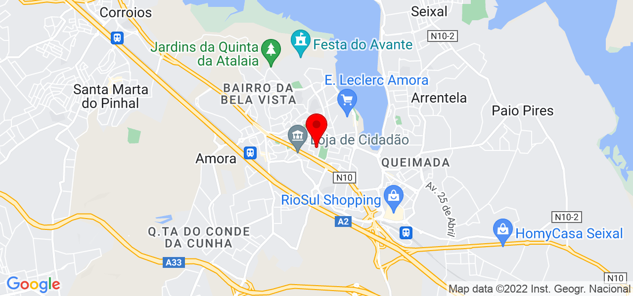 JPISOLAMENTO - Setúbal - Seixal - Mapa