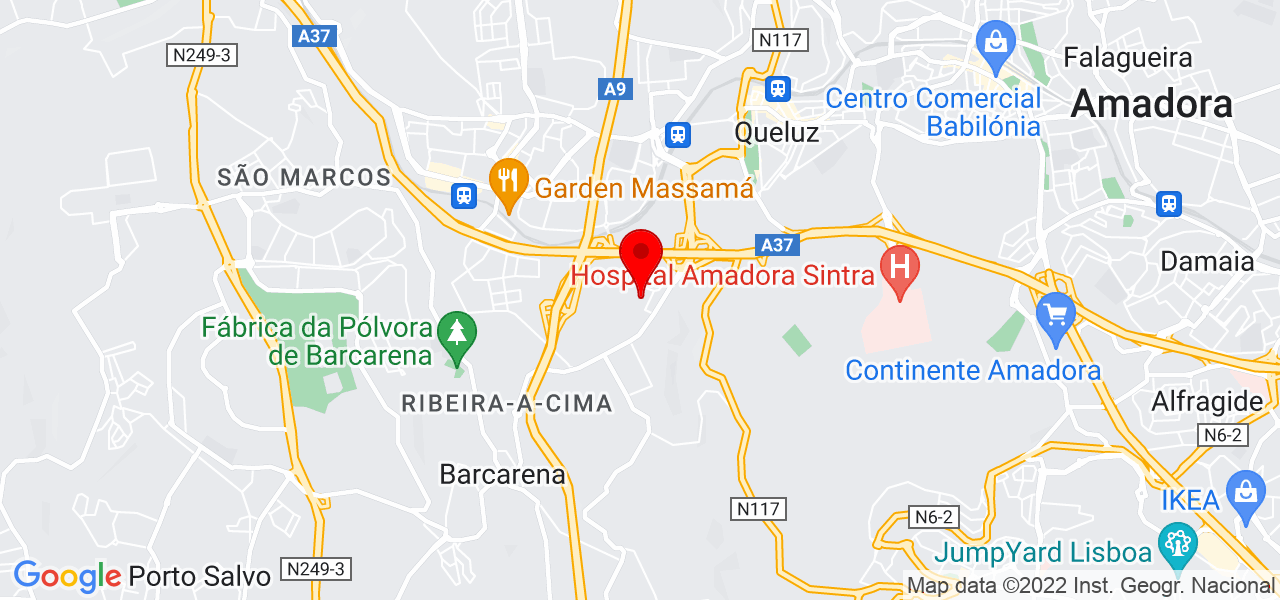 Maria Teixeira - Lisboa - Oeiras - Mapa