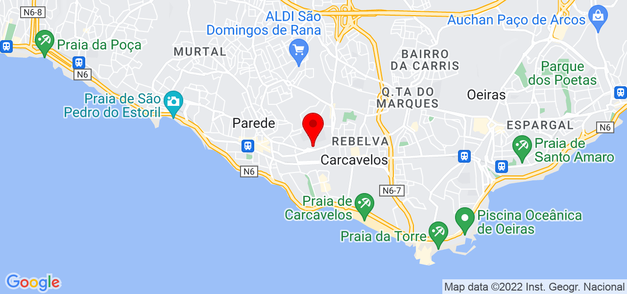 Carolnails - Lisboa - Cascais - Mapa