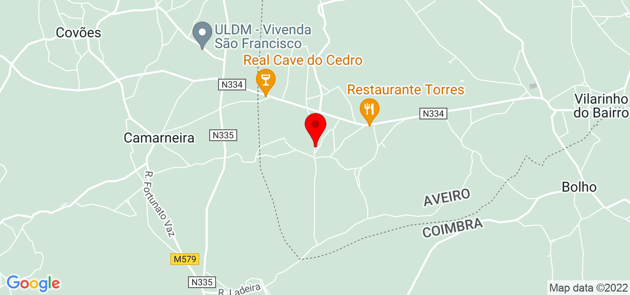 Artur Martins & Filhos, Lda - Aveiro - Anadia - Map