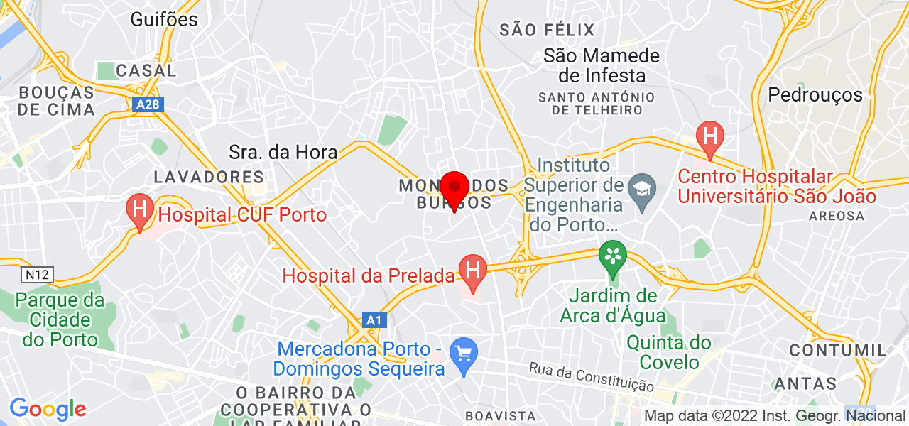 MS Arte Floral e Eventos - Porto - Porto - Mapa