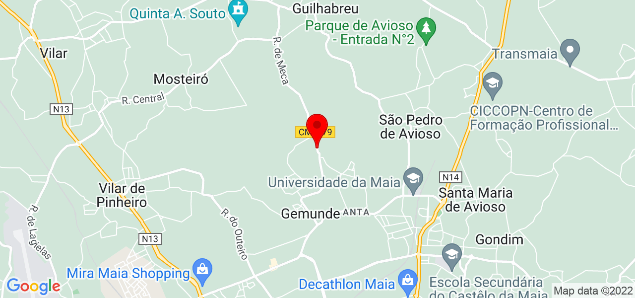 Leandro Gonçalves - Porto - Maia - Map