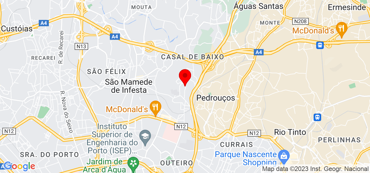 Henrique Pereira - Porto - Matosinhos - Mapa