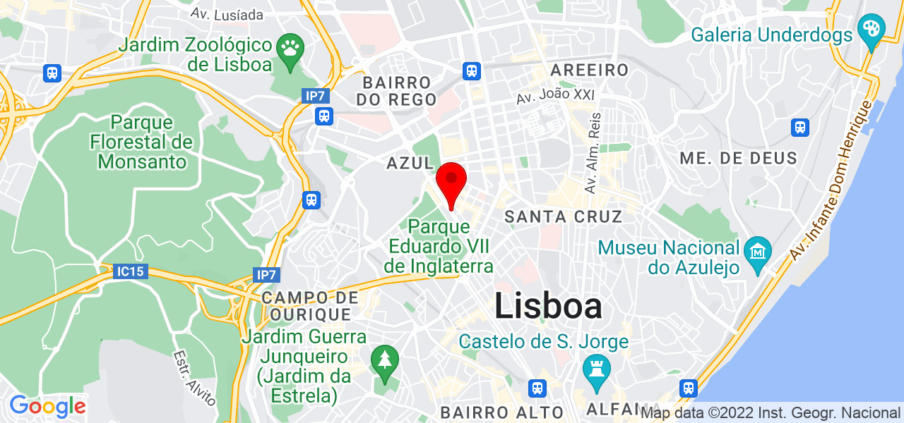 M&aacute;rcia Val&eacute;ria Pereira Costa - Lisboa - Lisboa - Mapa
