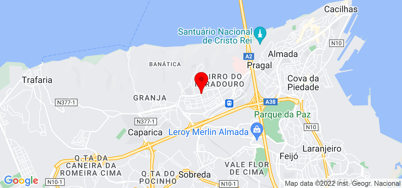 Carolina L - Setúbal - Almada - Mapa