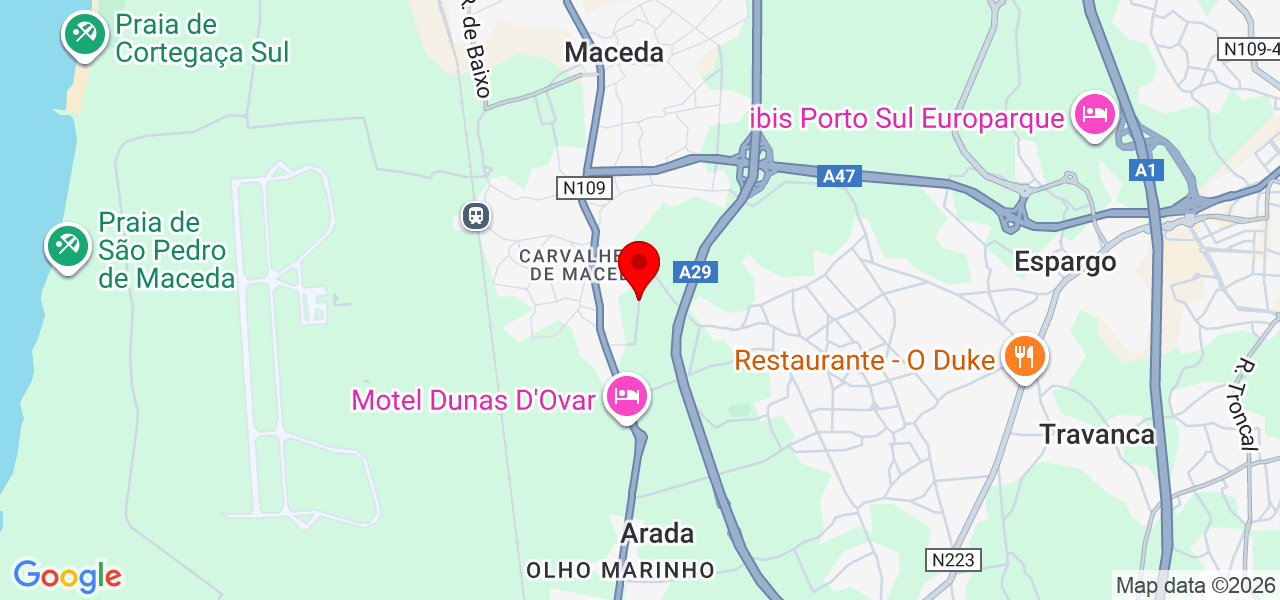 Nunez remodelações - Aveiro - Ovar - Karte